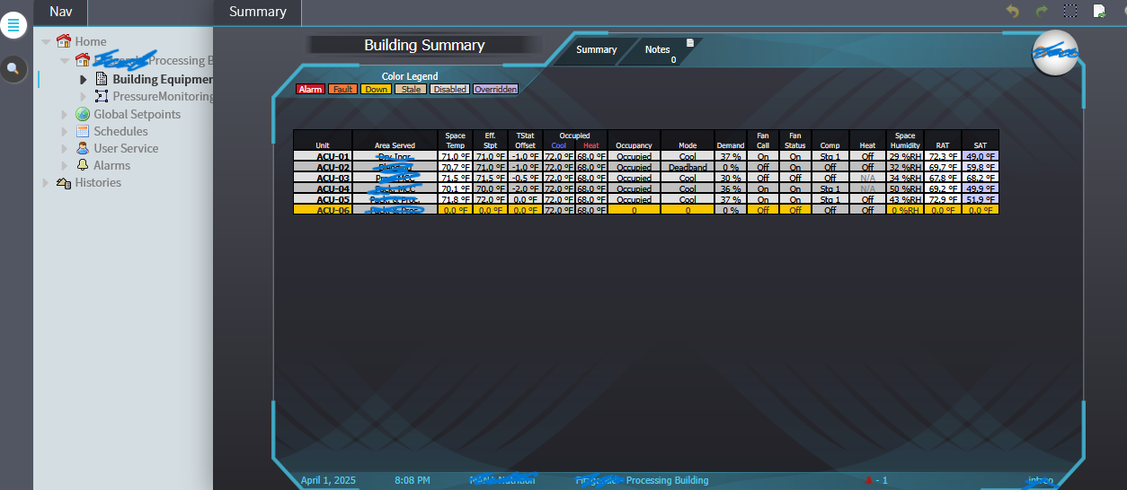 Building Automation Software gallery image: o3Screenshot 2025-04-01 200841.png